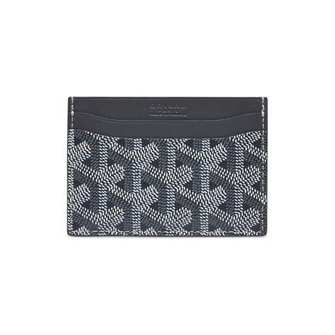 goyard gray wallet|Goyard card holder inside.